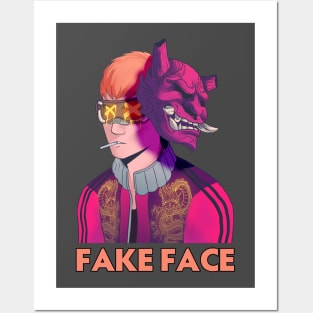 Fake Face Posters and Art